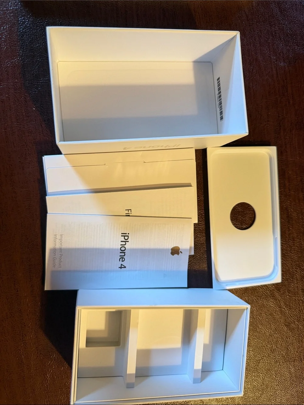 Vintage New Apple iPhone 4 Retail Box with Manuals